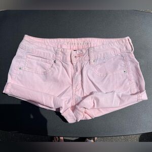 American Eagle Outfitters Pink Jean Shorts Relaxed Fit